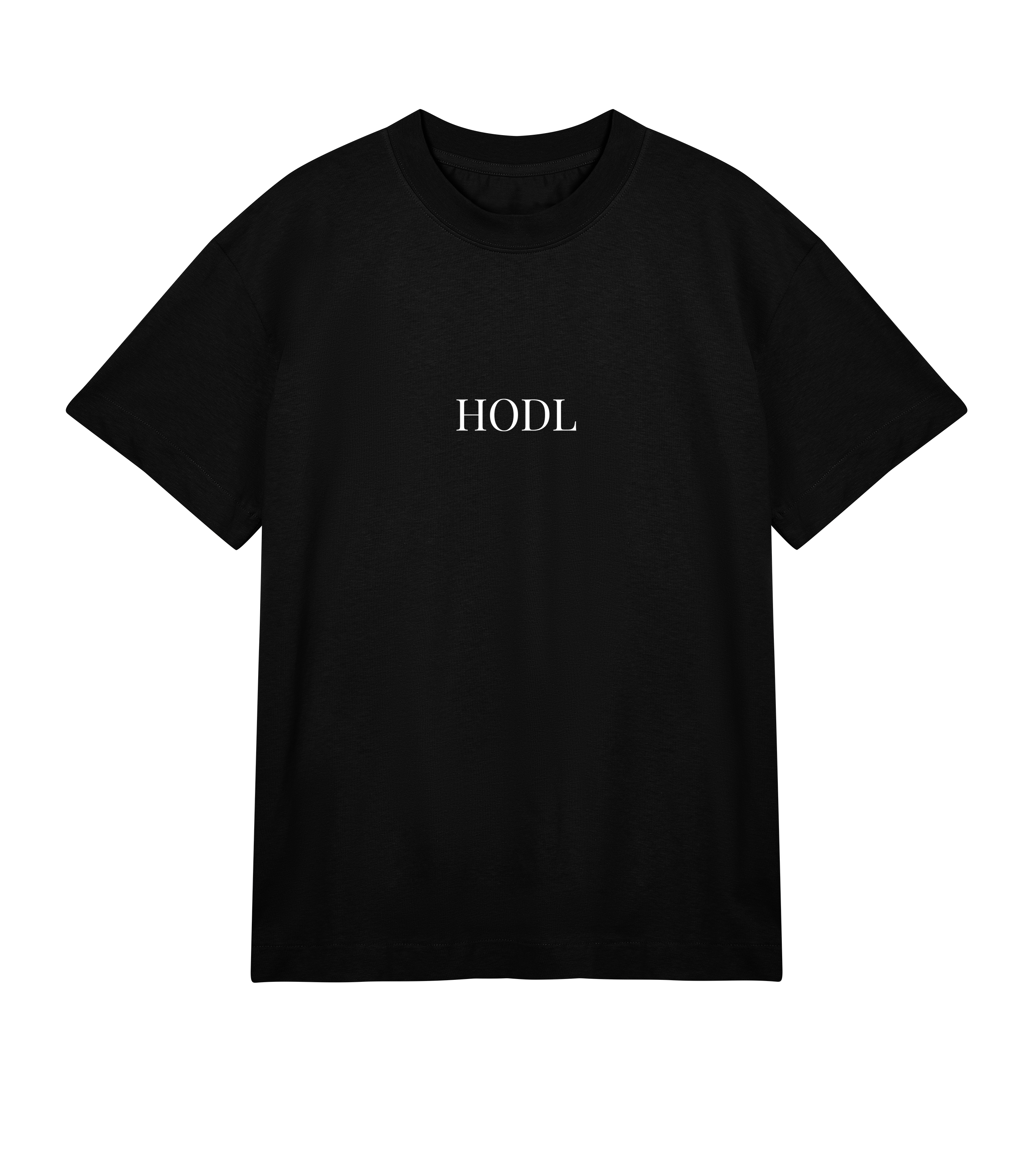 HODL Men’s T-Shirt – Heavy Organic Cotton Oversized Boxy Crypto Tee